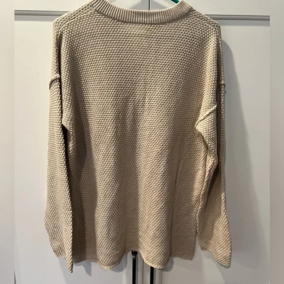 Women’s waffle sweater soft sz M - Picture 3 of 5